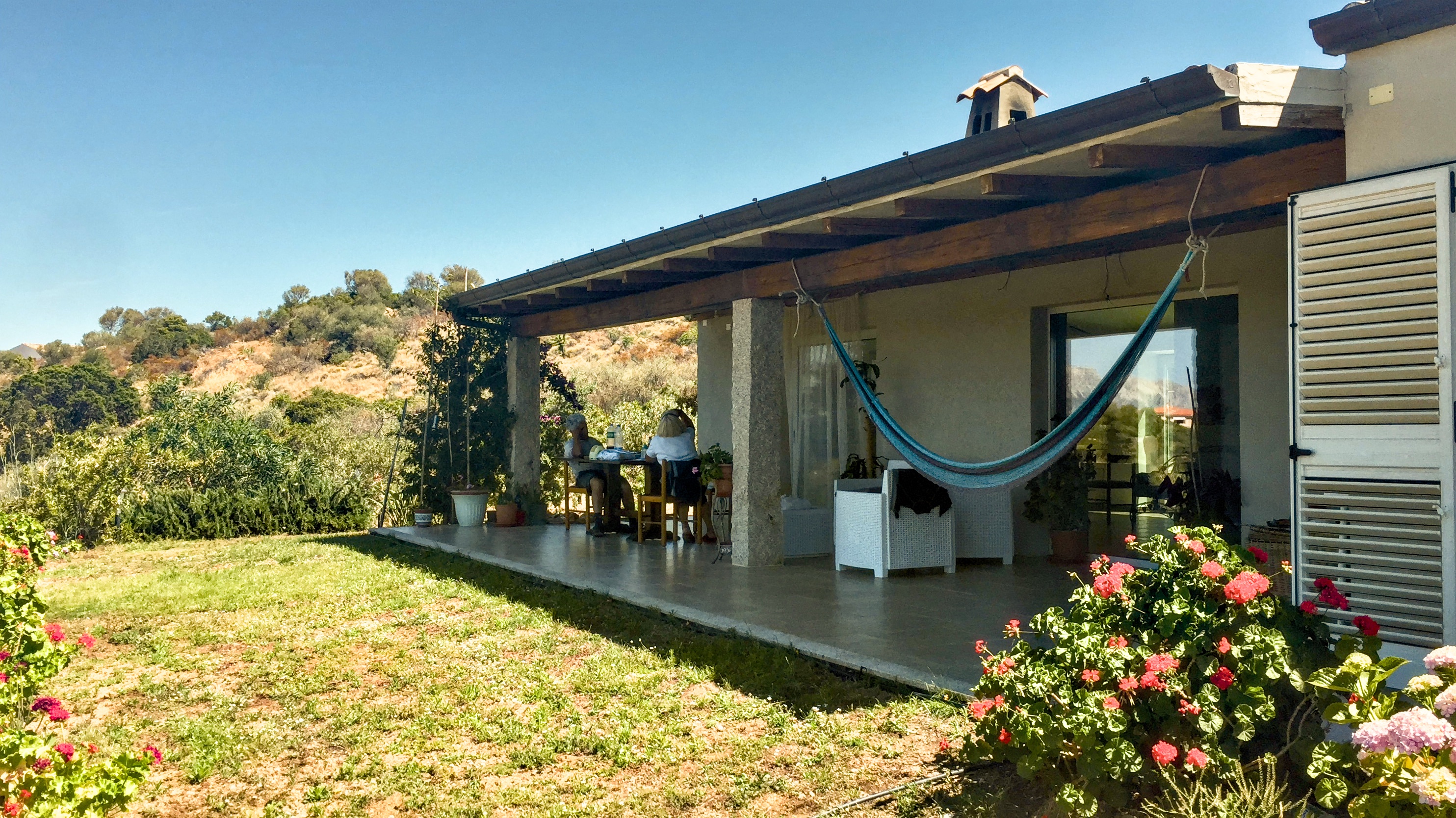 Belvedere veranda and front garden