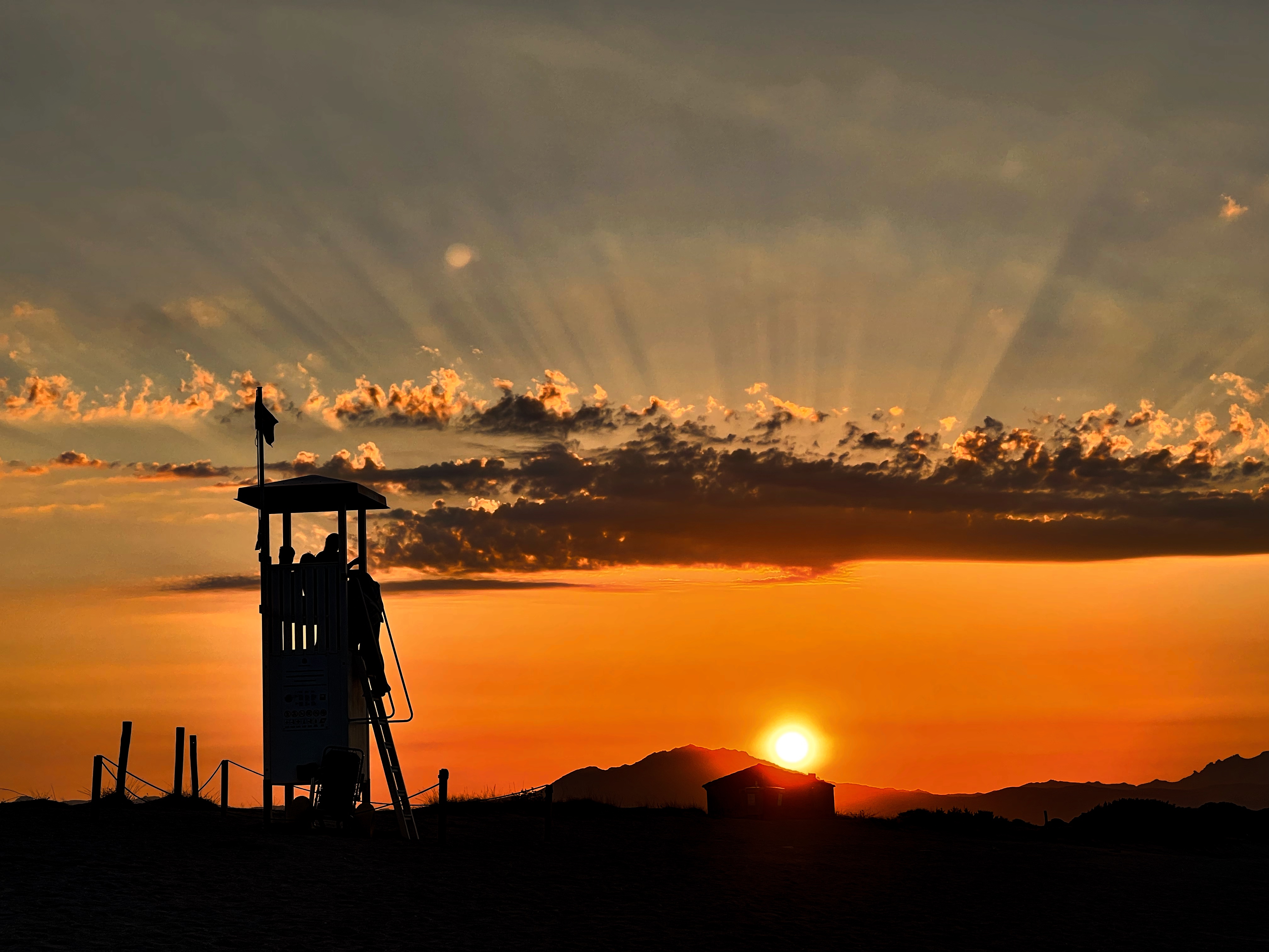 Sunset swim at Marina Maria